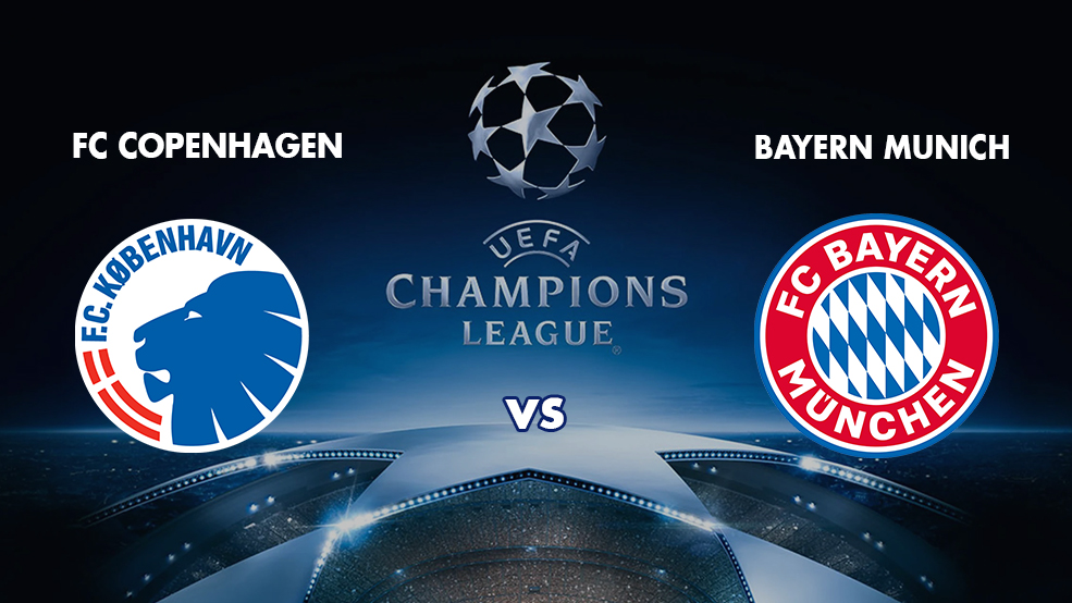 LIVE: FC Copenhagen vs Bayern Munich